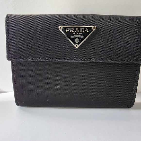 Prada Other - Prada Black Nylon Wallet